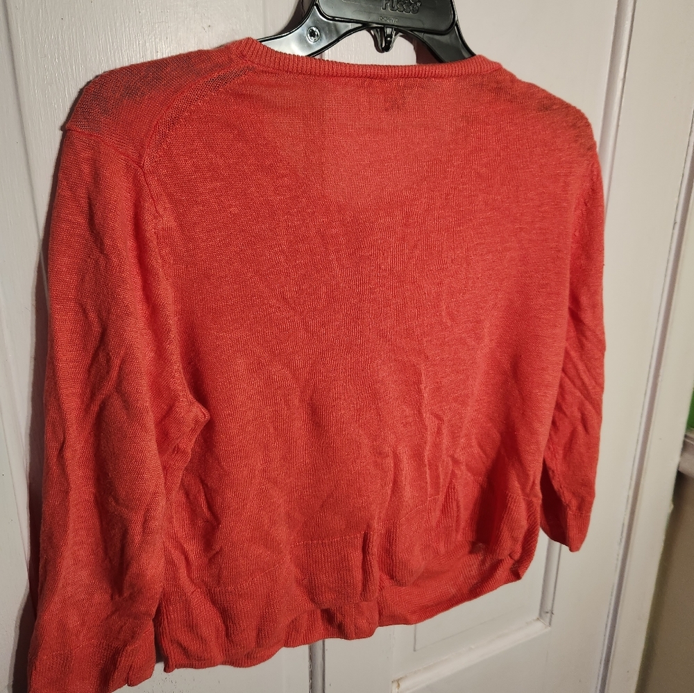 Ann Taylor Linen Sweater Size XLP - Picture 5 of 6